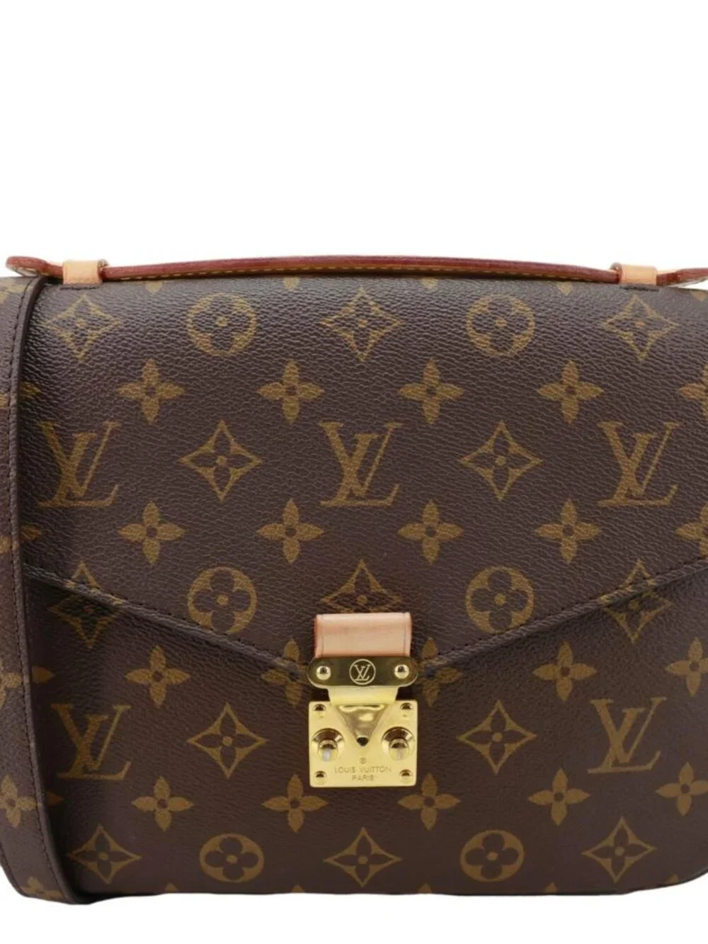 Louis Vuitton Metis Pochette Monogram Canvas Crossbody Bag Brown